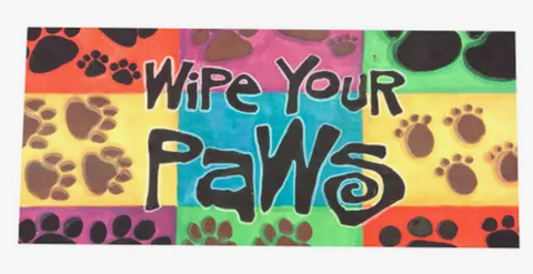 Wipe Your Paws Colorful Sassafras Switch Mat