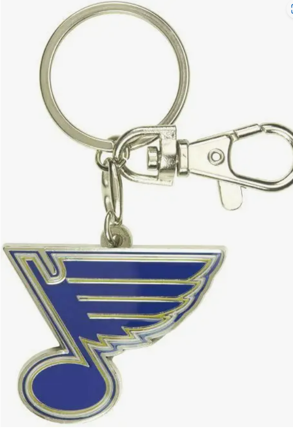 St. Louis Blues Logo Keychain
