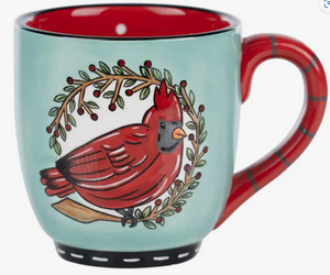 Red Bird Always With You Mug