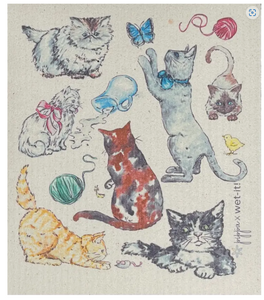 Fine Feline Swedish Cloth