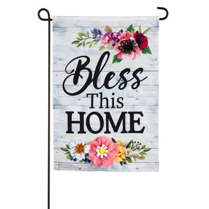 Bless This Home Garden Flag