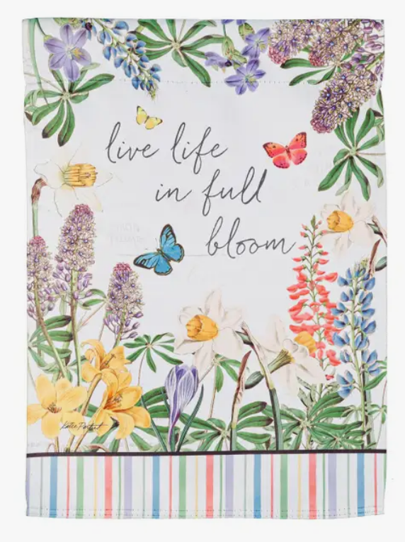 Wildflowers and Butterflies Garden Flag