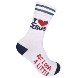 I Love Jesus But I Cuss A Little Socks