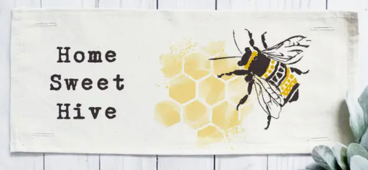 Home Sweet Hive Pillow Panel