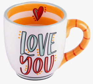 Love You More Heart Mug