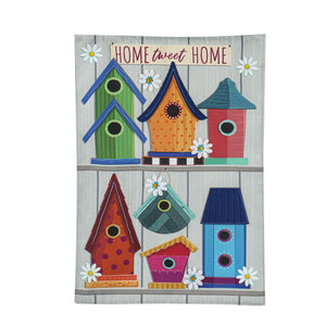 Ornate Birdhouses Garden Flag