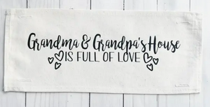 Grandma & Grandpa's House Pillow Panel